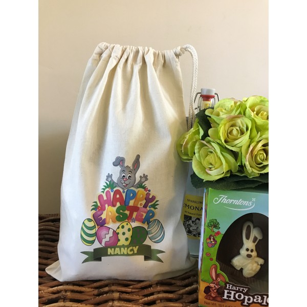 Personalised Easter Bunny Gift Bag - Nancy Design